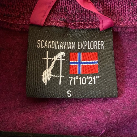 Scandinavian Explorer Women's Pink Puffer Jacket Size Small - Picture 4 of 10